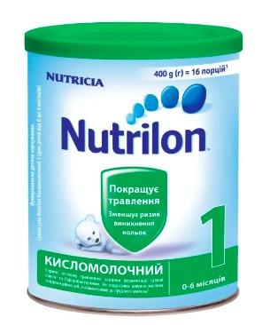 Нутрілон кисломолочна суміш 400гр №1 нов.